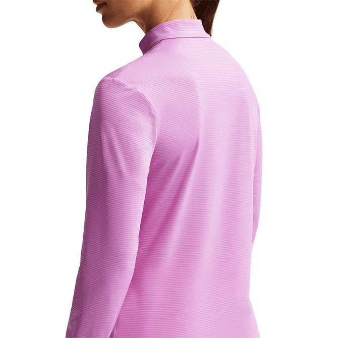 Nike Victory 1/2 Zip Long Sleeve Top - Light Magenta/White