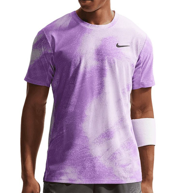 Nike Court Dri Fit Advantage Slam Crew - Violet Mist/Bright Violet/Black