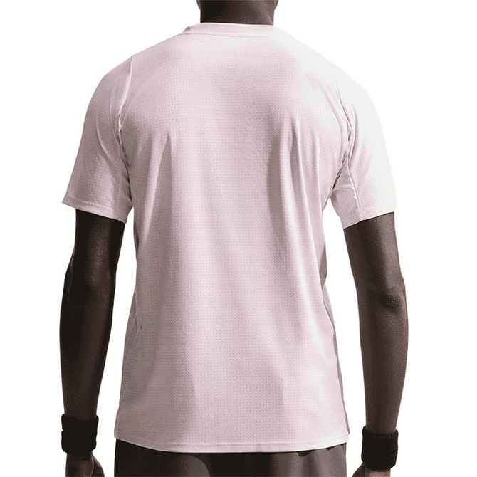 Nike Court Dri Fit Advantage Slam Crew - Pearl Pink/Salt Red/Black