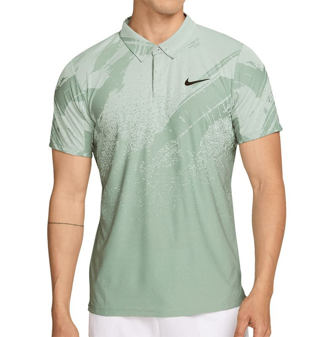 Nike Court Advantage Slam Polo - Steam/Barely Green/Black