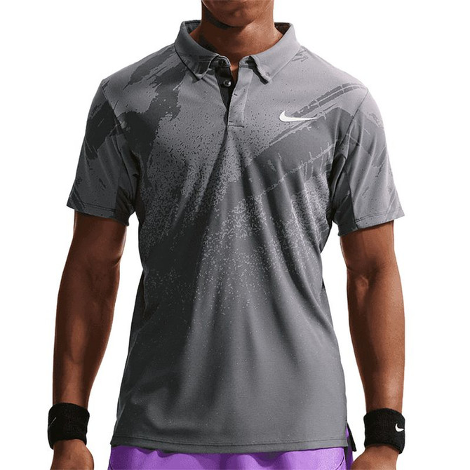 Nike Court Advantage Slam Polo - Anthracite/Cool Grey/White