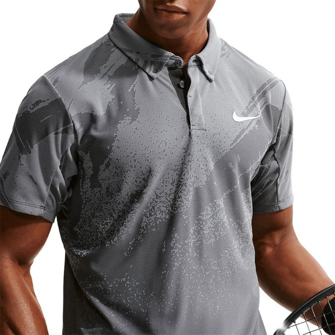 Nike Court Advantage Slam Polo - Anthracite/Cool Grey/White