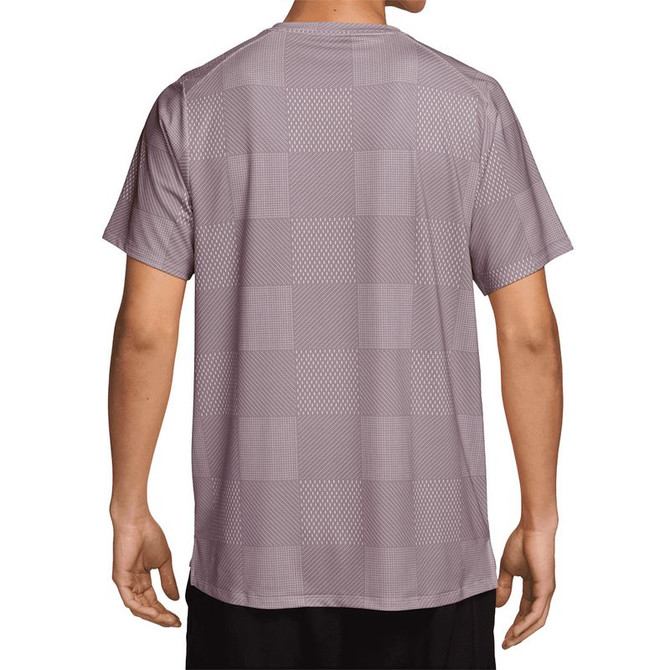 Nike Court Printed Advantage Crew - Light Violet Ore/Black