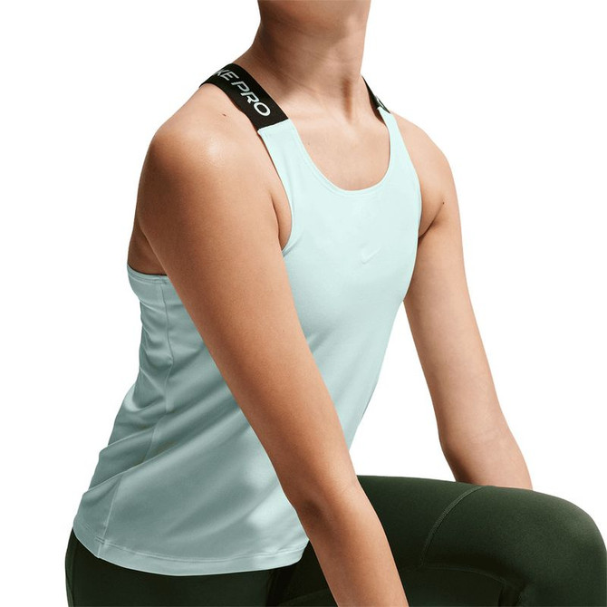 Nike Girls Pro Dri Fit Tank Top - Barely Green/Black/White