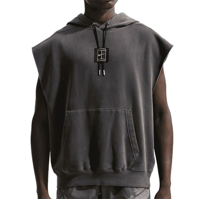 Nike Court Slam Sleeveless Hoodie - Anthracite
