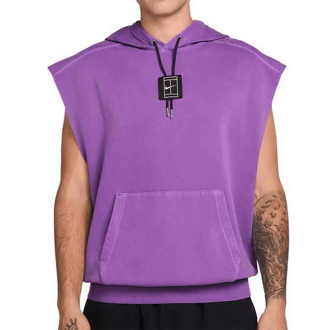 Nike Court Slam Sleeveless Hoodie - Bright Violet
