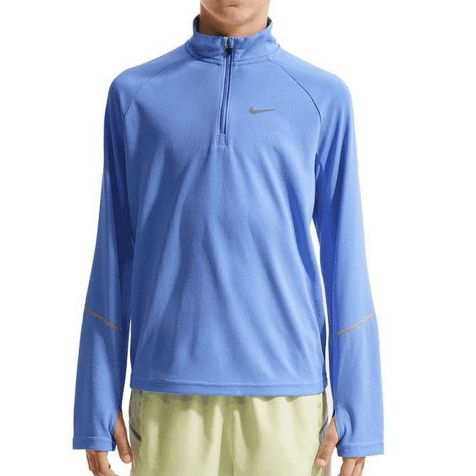 Nike Boys Miler Half Zip - Royal Pulse/Reflective Silver