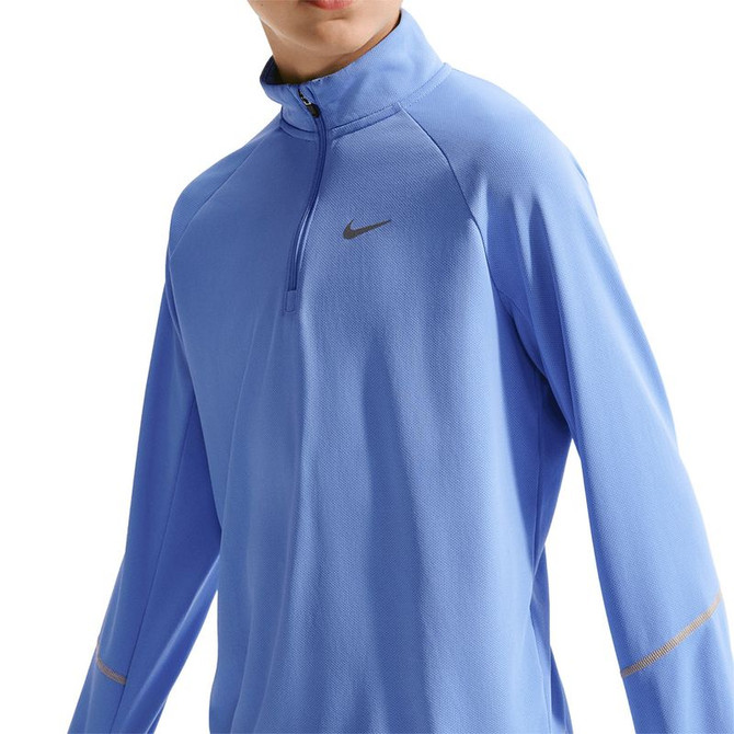 Nike Boys Miler Half Zip - Royal Pulse/Reflective Silver