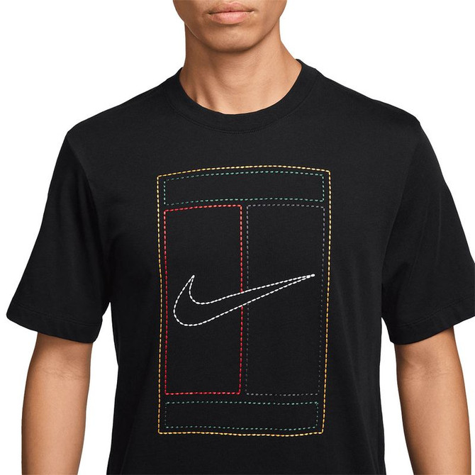 Nike Court Heritage Tee Shirt - Black