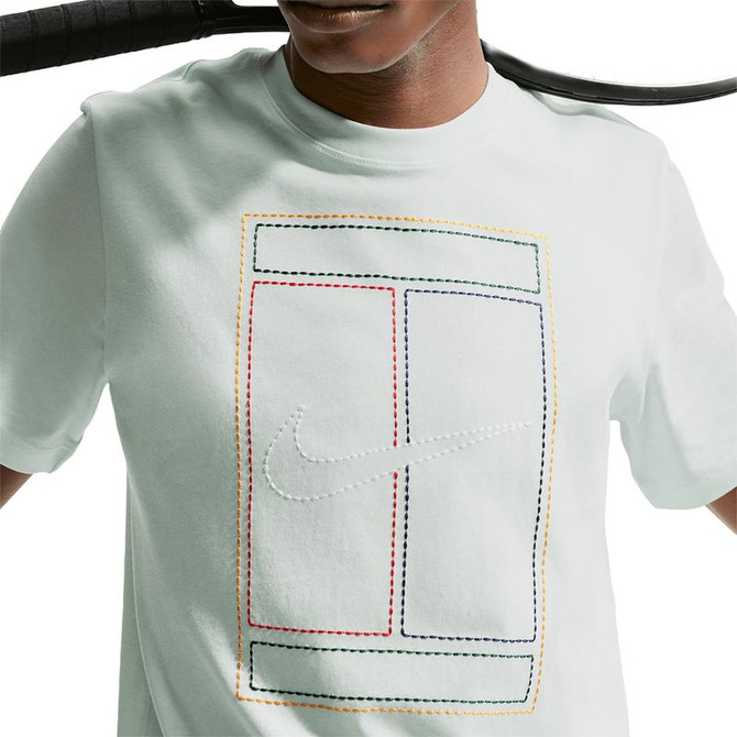 Nike Court Heritage Tee Shirt - Barely Green