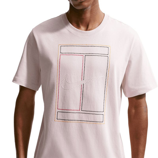 Nike Court Heritage Tee Shirt - Silt Red
