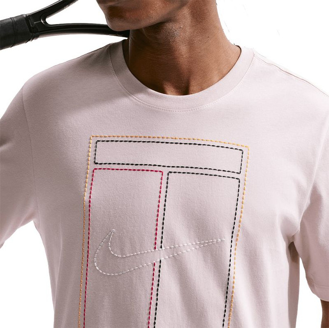 Nike Court Heritage Tee Shirt - Silt Red