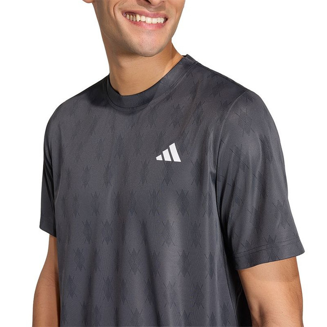 adidas Club Graphic Crew - Carbon/Black