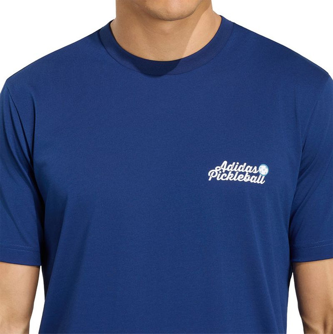 adidas Pickleball Graphic Tee Shirt - Dark Blue