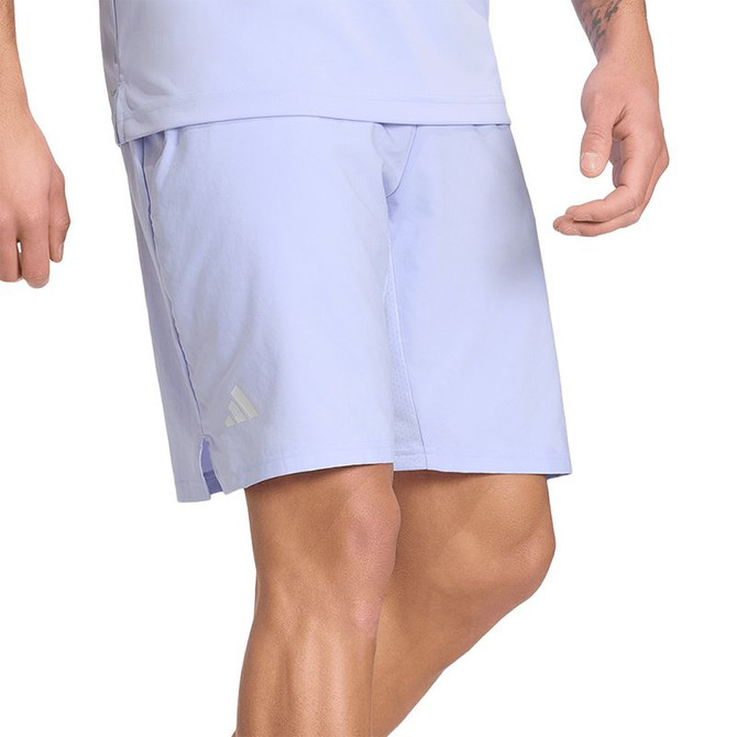 adidas Club 7 inch 3 Stripe Short - Violet Tone