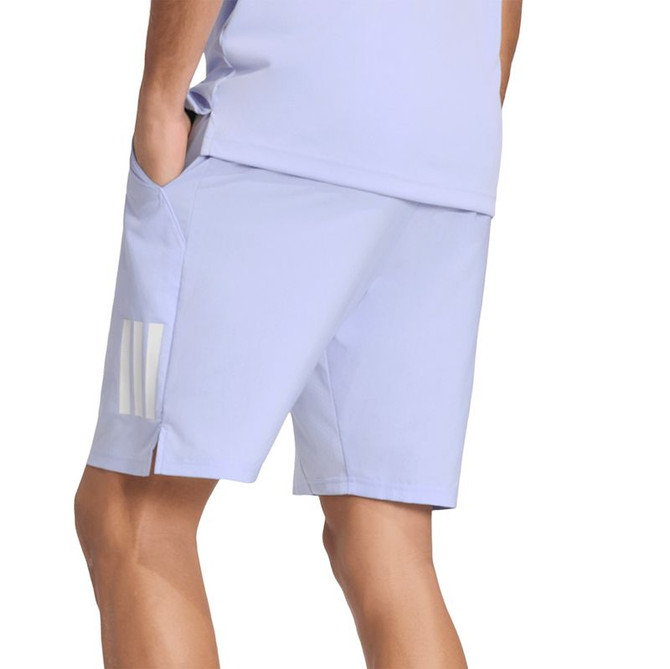 adidas Club 7 inch 3 Stripe Short - Violet Tone