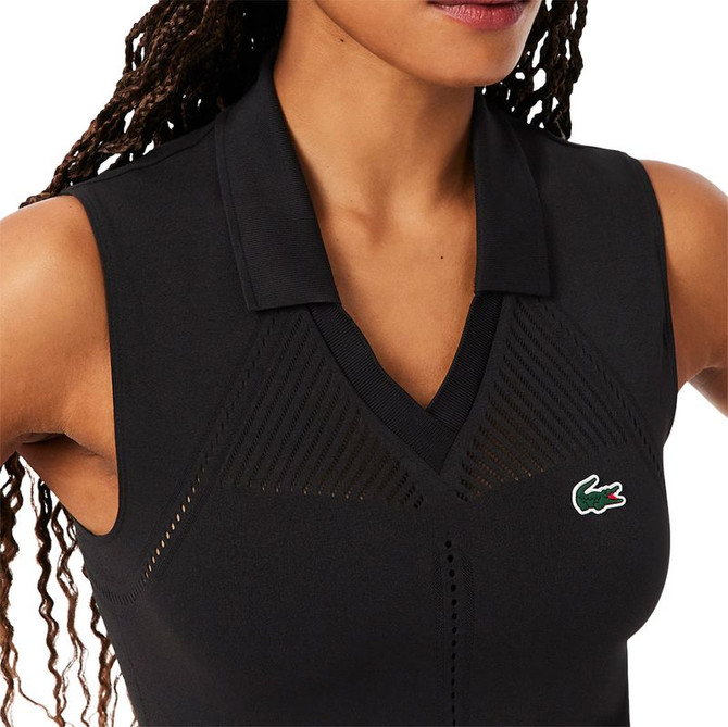 Lacoste On Court Sleeveless Tank Top - Noir