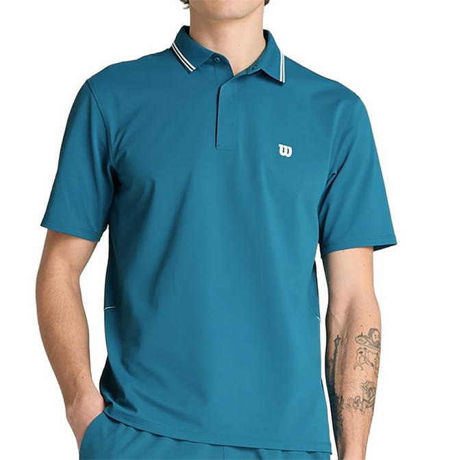 Wilson Challengers Technical Polo - Lyons Blue
