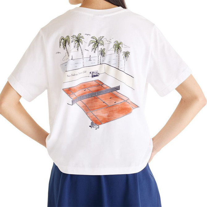 New Balance Graphic Tee Shirt - White