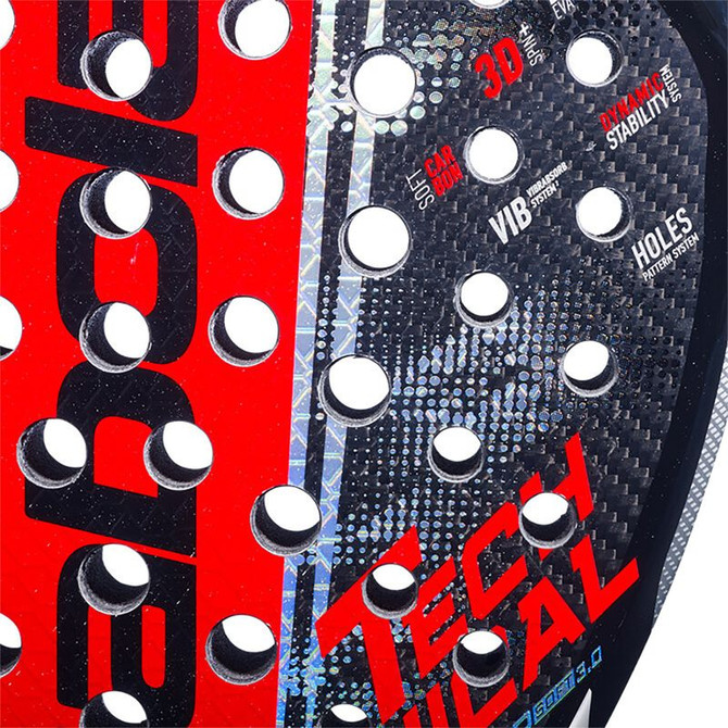 Babolat Technical Viper Soft 3.0 Padel Racket - Black/Red