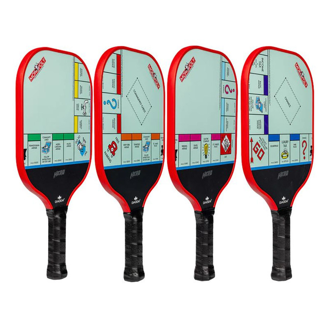 Diadem Monopoly Board Hero 4 Pickleball Paddle