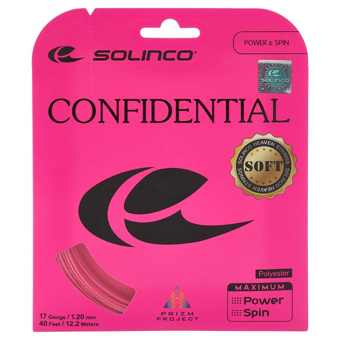 Solinco Confidential Soft 17G Pink Tennis String