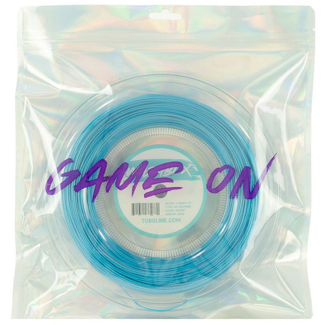 Toroline Wasabi X 17L (1.20mm) Tennis String Neon Blue Mini Reel (330 ft.)