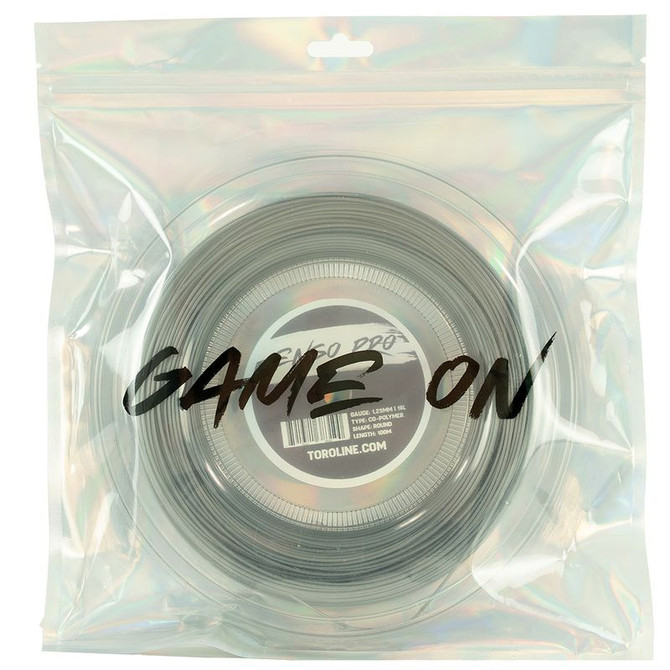 Toroline Enso Pro 17 (1.23mm) Tennis String Carbon Grey Mini Reel (330 ft.)