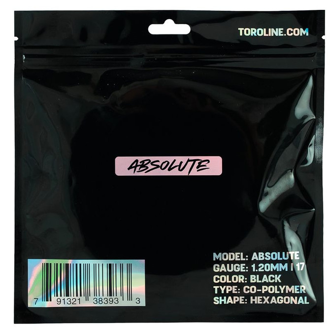Toroline Absolute 17 (1.23mm) Black Tennis String