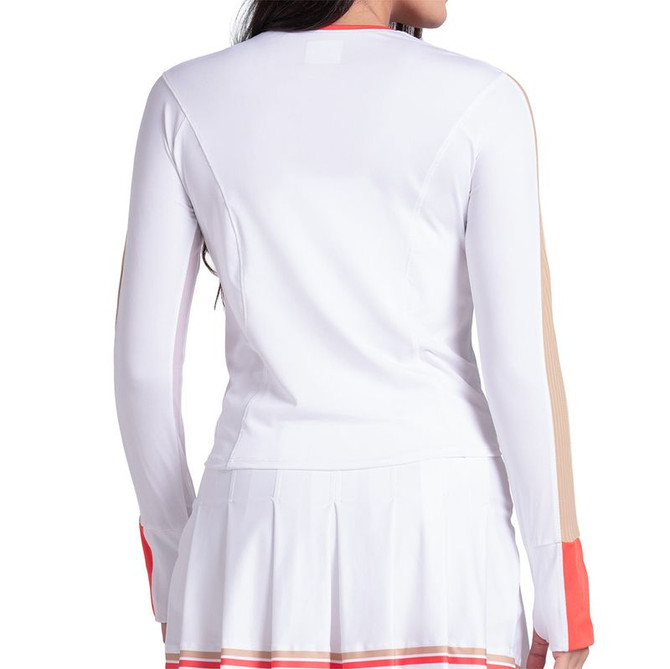 Lucky in Love At The Clubhouse Double Play Long Sleeve - White