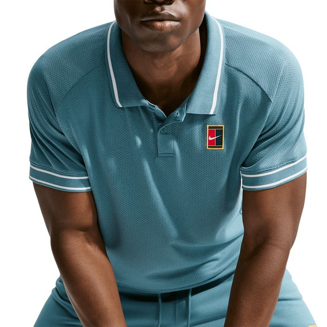 Nike Court Heritage Polo - Smokey Blue