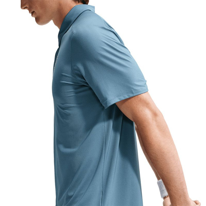 Nike Court Advantage Polo - Smokey Blue/White