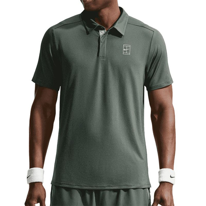Nike Court Advantage Polo - Camo Green/Cucumber Calm
