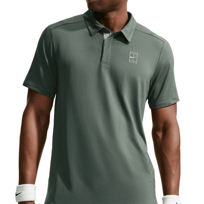 Nike Court Advantage Polo - Camo Green/Cucumber Calm