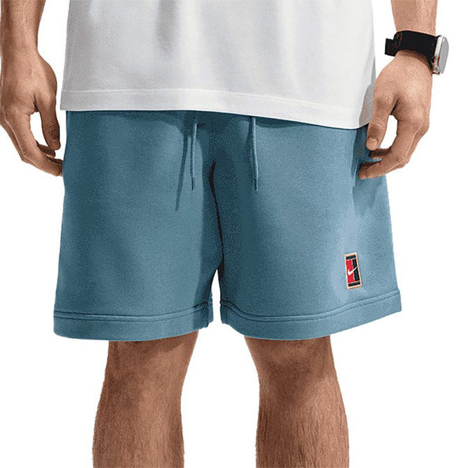 Nike Court Heritage Fleece Short - Smokey Blue