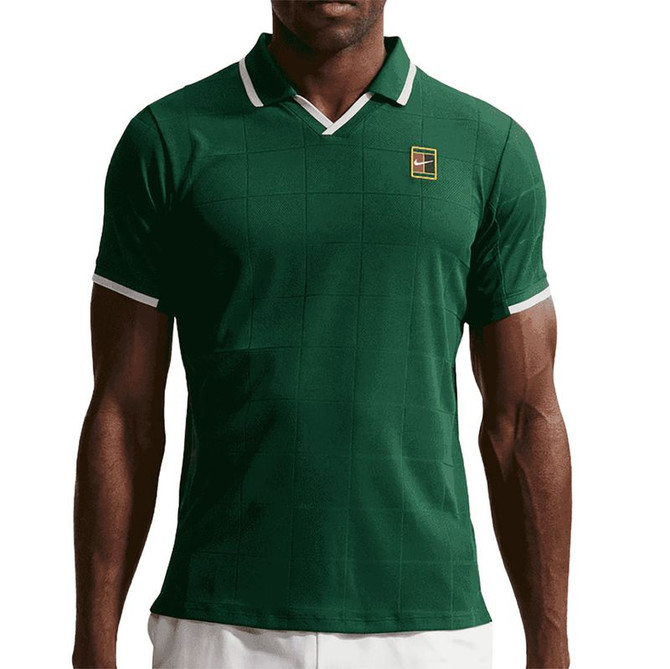 Nike Court Dri Fit Slam Polo - Gorge Green
