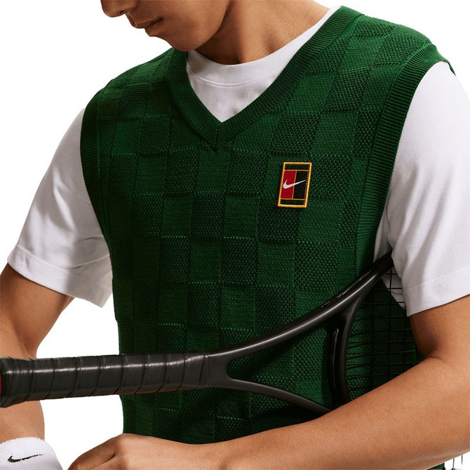 Nike Court Dri Fit Slam Sweater Vest - Gorge Green