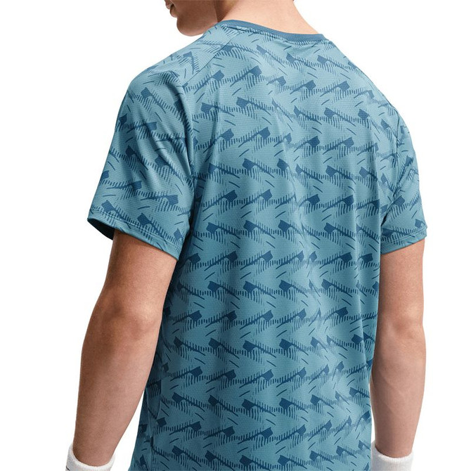 Nike Court Advantage Printed Crew - New Slate/White