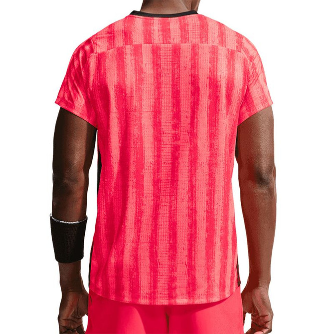 Nike Court Printed Victory Crew - Bright Crimson/Black