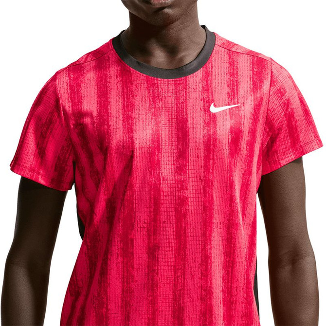 Nike Court Printed Victory Crew - Team Red/Black/White