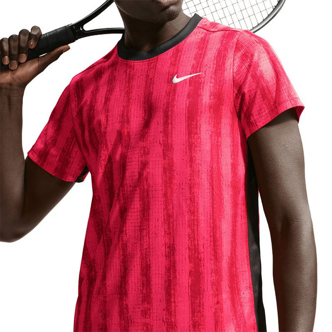 Nike Court Printed Victory Crew - Team Red/Black/White