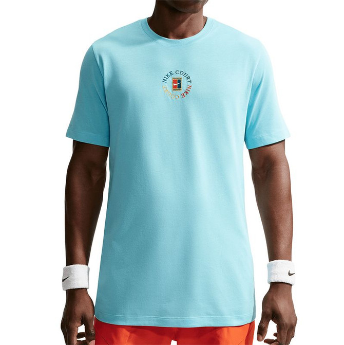 Nike Court Heritage Tee - Blue Gaze