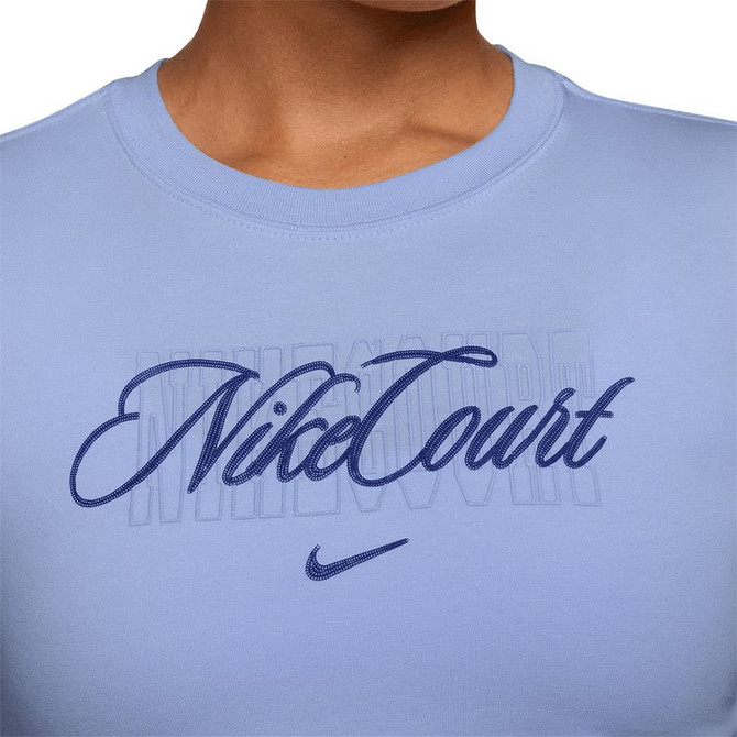 Nike Court Collection Heritage Tee Shirt - Aluminum