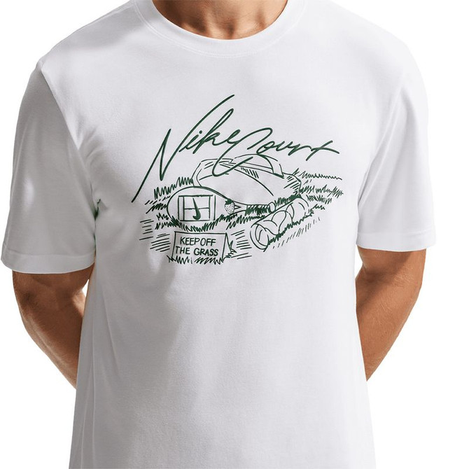 Nike Court Dri Fit London Tee Shirt - White
