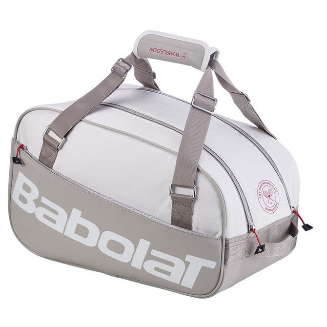 Babolat Wimbledon Court S Tennis Bag - White/Grey
