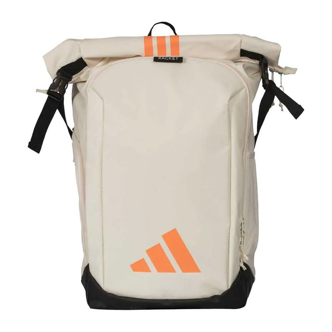adidas Multigame Off White Padel Backpack - White/Orange