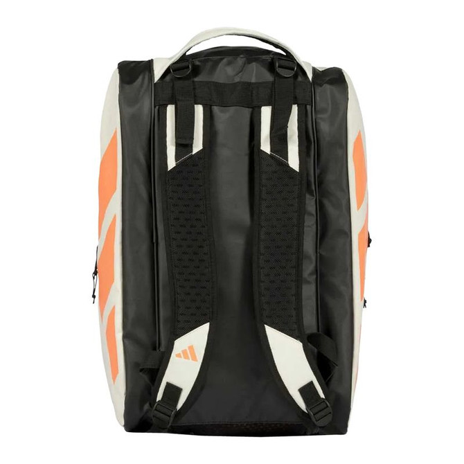 adidas Multigame Off White Padel Racket Bag - White/Orange