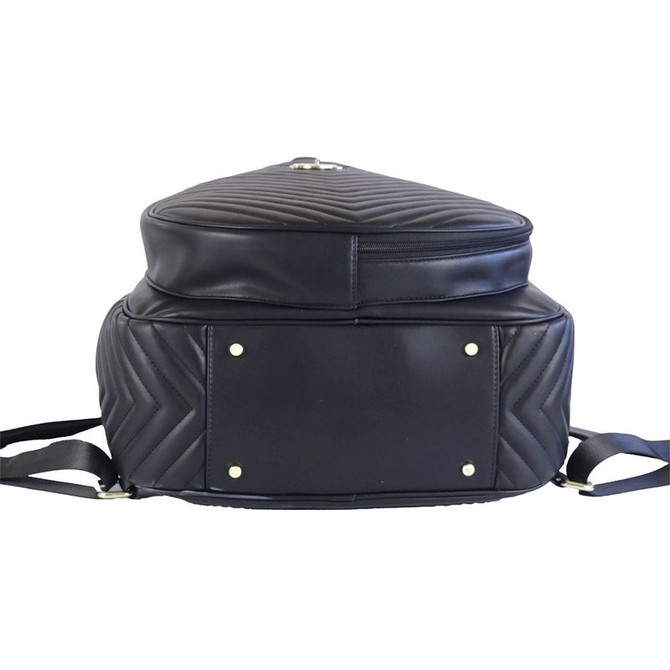 Court Couture Monaco Chevron Tennis Backpack - Onyx