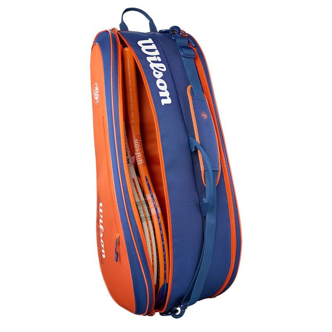 Wilson 2026 Roland Garros Team 6 Pack Tennis Bag - Clay/Navy