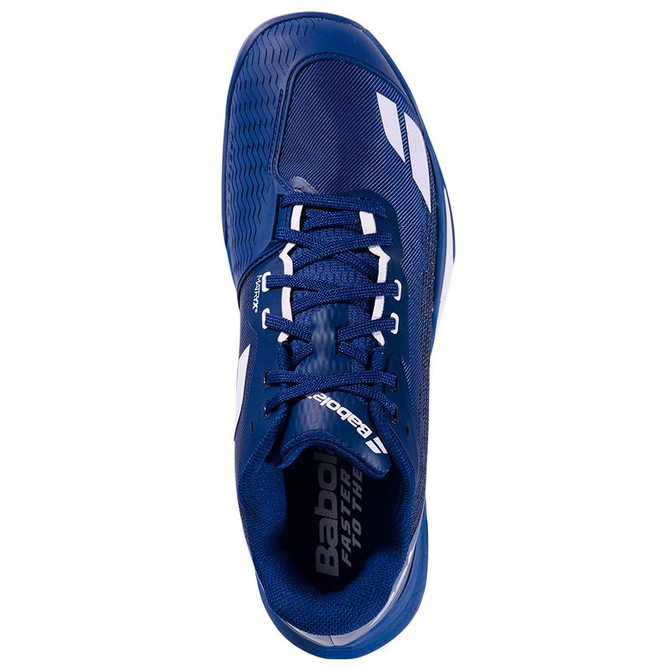 Babolat Jet Mach 4 All Court Mens Tennis Shoe - Dark Blue/White
